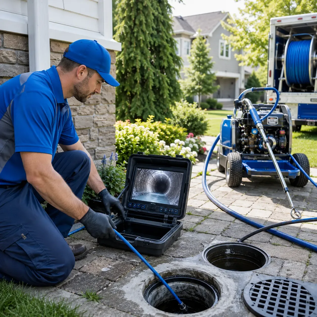 Outdoor drain cleaning professionals serving Thornfield, MO